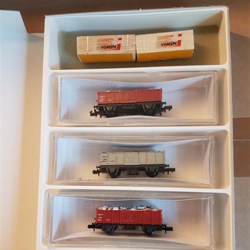 Modellbahn Spur N: Club-Set SBB Hochbordwagen L7