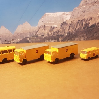 Spur N, WIKING Modellautos: Konvolut 6 PTT-Fahrzeuge Post Bild 4