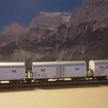 Modelleisenbahn Spur N: Kühlwagen im 3er-Set