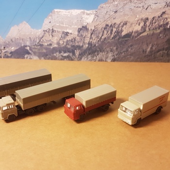 Spur N, WIKING Modellautos: Konvolut Mercedes/Magirus Deutz