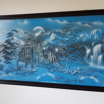 Gemälde in Blau Bild 3
