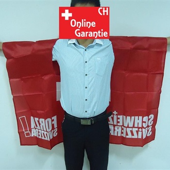 Schweiz Flagge Körper Hopp Schwiiz Fanartikel EM Bild 2