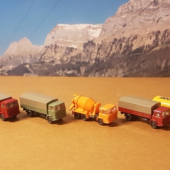 Spur N, WIKING Modellautos: LKW-Set Mercedes / Magirus Deutz