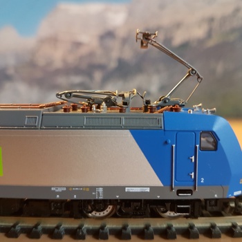 Modellbahn Spur N: E-Lok bls cargo BR 185 Angel Trains Bild 3