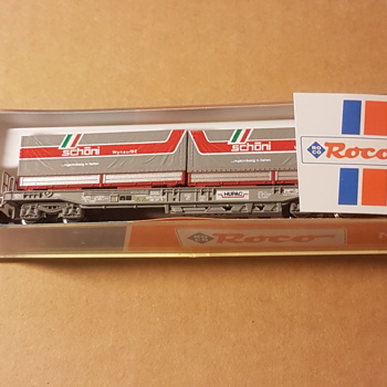 Modellbahn Spur N: Rarität SBB HUPAC Taschenwagen "schöni" Bild 4