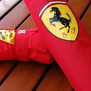 Scuderia Ferrari Fan Regenschirm Automatik Taschenschirm Bild 3