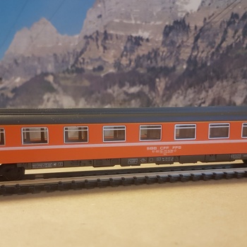 Modellbahn Spur N: SBB EUROFIMA-Abteilwagen 1. + 2. Klasse