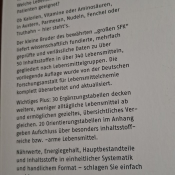 Lebensmitteltabelle für die Praxis Bild 4