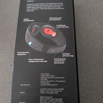 Manta sound Schlafmaske Bild 2